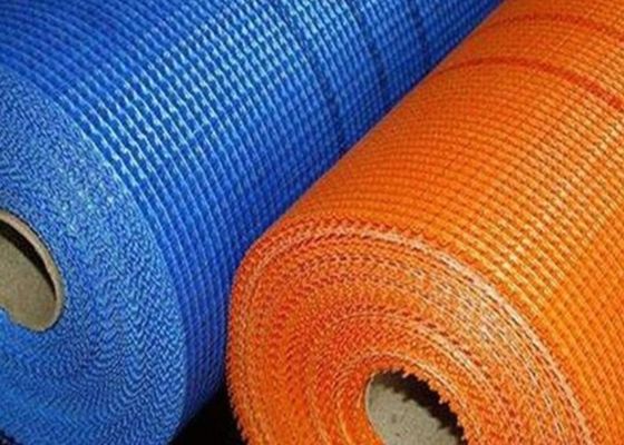 Blauwe Oranje Corrosieweerstand 1m - 2m Glasvezeldraad Mesh Buliding Material