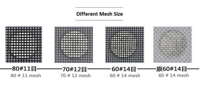 Zwart 316 Roestvrij staal Gebreid Netwerk, Mug 10 het Netwerk van de Maatdraad 0
