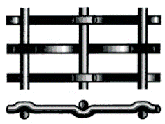 Anticorrosief 316l-de Draadnetwerk 300 Micron 12.8mm van de Slotgolfplaat Op zwaar werk berekend Gat 2