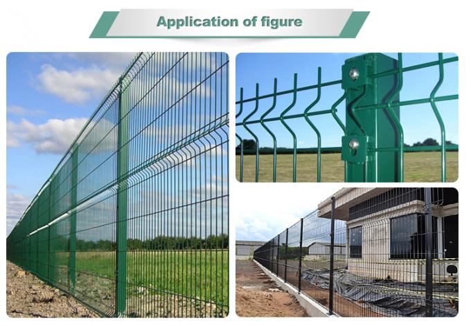 Landbouwbedrijf die 3D Draad Gegalvaniseerd Mesh Fence Panel 9002500mm buigen 1