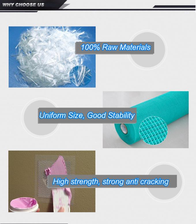 Hoogtemperatuur glasvezel mesh 10x10 mesh 80g/m2 Twill geweven 2